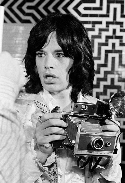 Mick Jagger on the set By MAISON Baron of REBELLE Wolman London 1968, – LA \'Performance